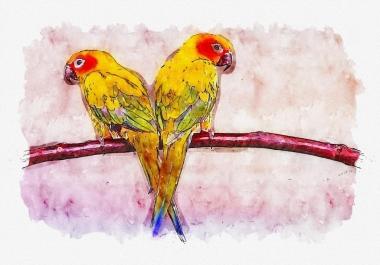 convert image to watercolor paint