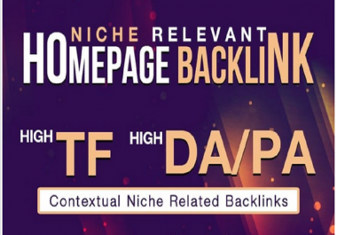 5 High DA Homepage PBN. Niche Relevant Blogs.