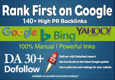 140+ Do-follow High Quality SEO Backlinks for website Ranking on search engine