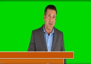 Provide Real Estate Spokesperson Promo Video for local business