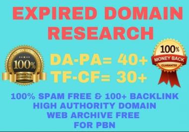 Research 3 Best Expired Domain For Pbn Backlink