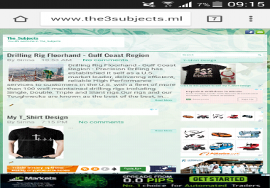 Guest Post in my Site www. the3subjects. ml