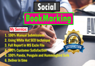 Do 50 High Quality Social Bookmarking Backlinks for your Website