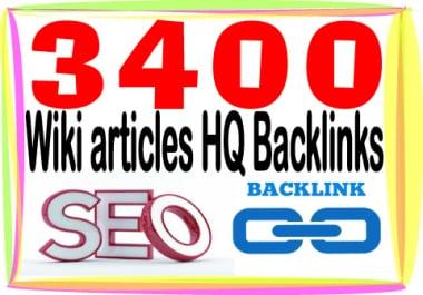 add you 3400 HQ PR Panda safe Wiki articles backlinks