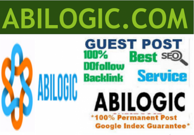 Publish a Guest Post On Abilogic. com with dofollow link