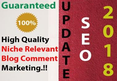 physically make 50 claims to niche relevant exceptional best blog comment.