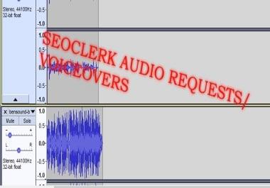 I'll do your audio request/voiceover for you