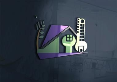 design Building Construction Eye Catching Logo with unlimited revisions