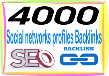 Rank On Google with 4000 Social networks Backlinks