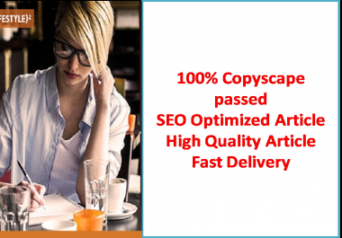 SEO Friendly Optimized Article writing, Blog writing, Content writing