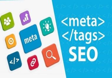 do on-page SEO focus keyword,  metatags,  H titles