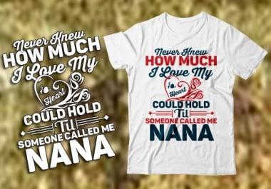 Create Custom Typographic T Shirt Only 6 Hours