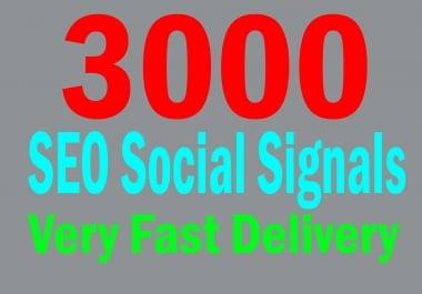 Manually Create HQ 3000 Essential SEO Amicable Social Signals