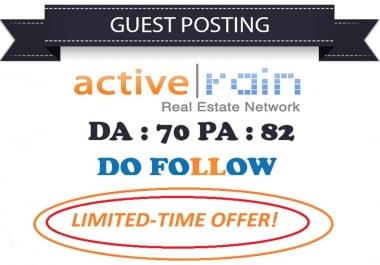 Do Real Estate Guest Post On Activerain Dofollow