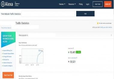 Improve USA alexa rank under 49k
