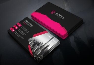 Design Professional Business Card In 24 Hours