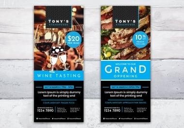 Design Amazing Rack Card Or Dl Flyer In 24 Hours