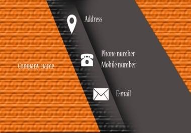 visiting card designer