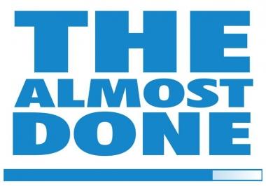 I will publish content on thealmostdone with one link in the content.