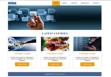 Need to design a smart and nice looking simple website