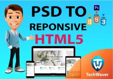 Convert your PSD To HTML With Bootstrap Responsive