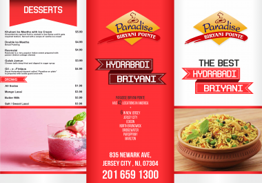 Creative Restaurant Menu and Banner Premium Quality Design