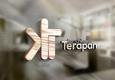 I Will Make Your Logo into 3D Professional Logo Mockup FAST DELIVERY