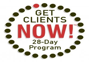 1 on 1 coaching on how to get clients for your agency
