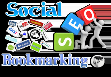 Top 20 Social Bookmarking Posting with DA 100 Sites