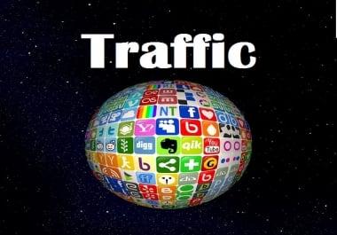 get FAST / SLOW Unlimited organic TRAFFIC to your website with live Statistics Analytics