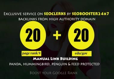 Dofollow. edu &amp. gov website backlinks PR5-9