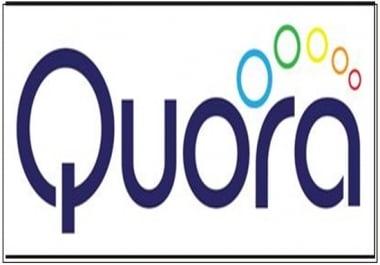 Promote your website by 15 HQ Quora Answers backlink Guarantee