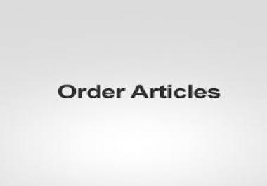 50 articles of 1000 words each