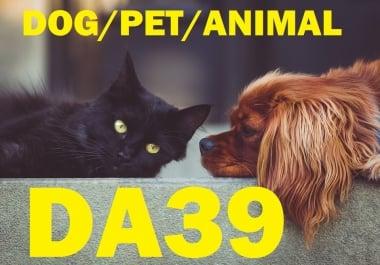 create and publish Best guest post on pet or animals and cat niche DA39 Blog