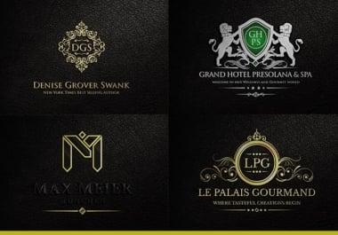 design heraldic luxury logo