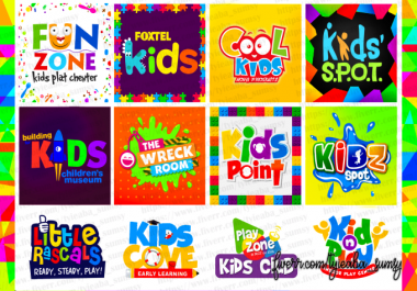 kids toddler childcare baby shop etsy daycare geometry logo