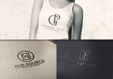 design awesome monogram logo and initial letter