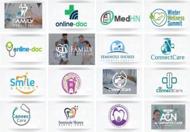 dental medical healthcare hospital clinic logo