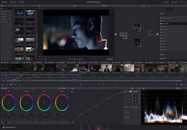 video editing or color grading or vfx