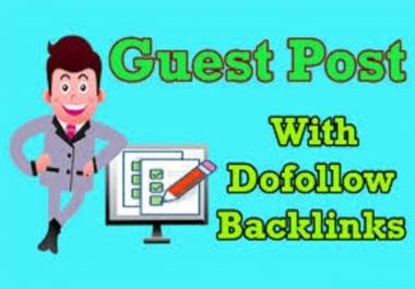 Publish Guest Post High Domain Authority Site With Dofollow Links