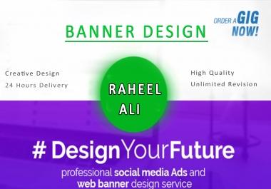 design a fabulous banner ads for you