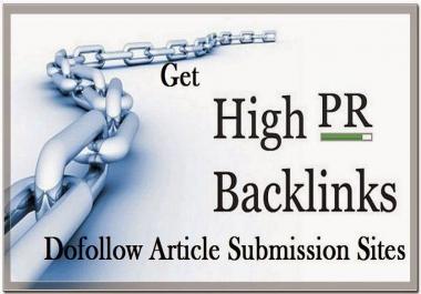 Generate manually 30 high PR article Posting