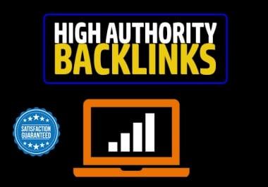 Rank your website with 25 high authority backlinks DA50 to DA70