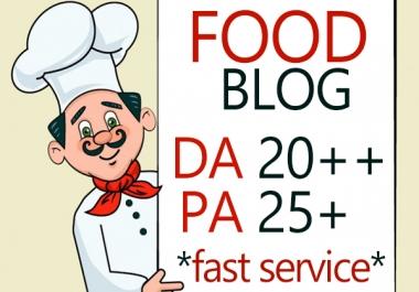 Write & Submit Guest post on Quality Food blog