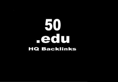 submit 50 High PR. Edu Backlinks and rank higher on Google.
