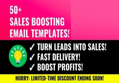 Send 50 Sales Email Copy Templates