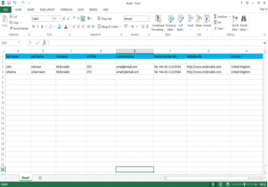 Collect Email Addresses For Ceo,  Cio,  Cto,  Cfo,  Coo,  Cmo