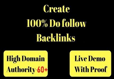 MANUALLY Do 50 USA UNIQUE Site SEO BackIinks on High DA sites Plus Edu Links