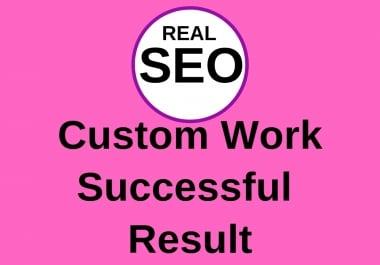 Custom Work and Successful Result - Guarantee Fly upwards