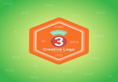 I can Deliver 3 Creative logo concepts for your Business.